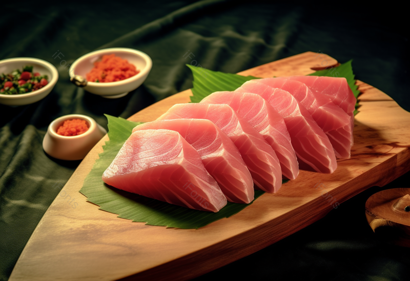 木制餐盘新鲜鱼肉刺身,高清,摄影图,摄影图片,图片大全,摄影图免费下载